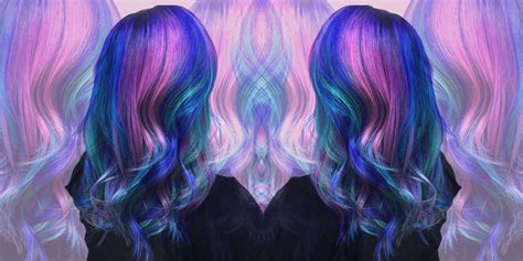 Galaxy Hair Trend Multicolored Hair Trends