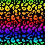 leopard rainbow pattern background stock vector  vlado