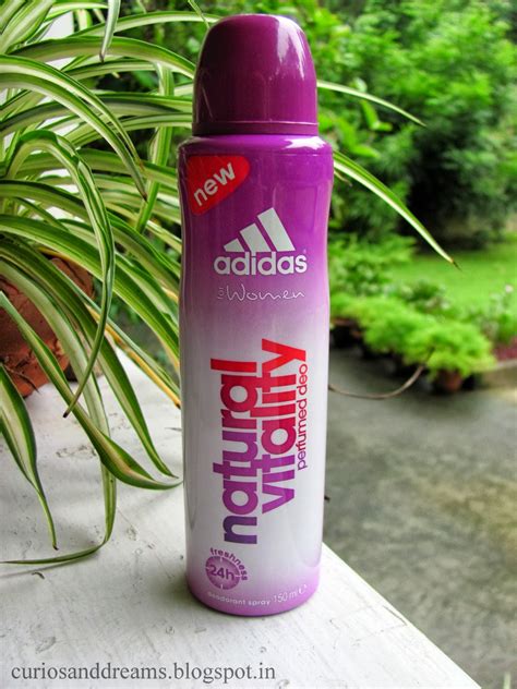 adidas  women natural vitality perfumed deo review curios  dreams indian skincare