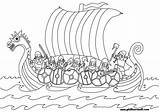 Viking Coloring Pages Ship Longboat Longship Colouring Vikings Boat Print Kids Drawing Printable Color Norway Easy Titanic Books Getdrawings Drawings sketch template