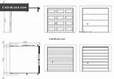 Garage Door Sectional Cad Autocad Block Blocks Dwg  Size sketch template