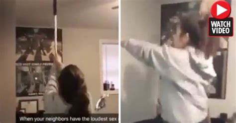 Woman Hears Neighbours Having Sex Upstairs – Her Response Is Hilarious