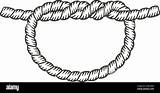 Rope Seil Overhand sketch template