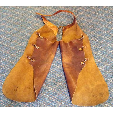 cowboy leather batwing chaps