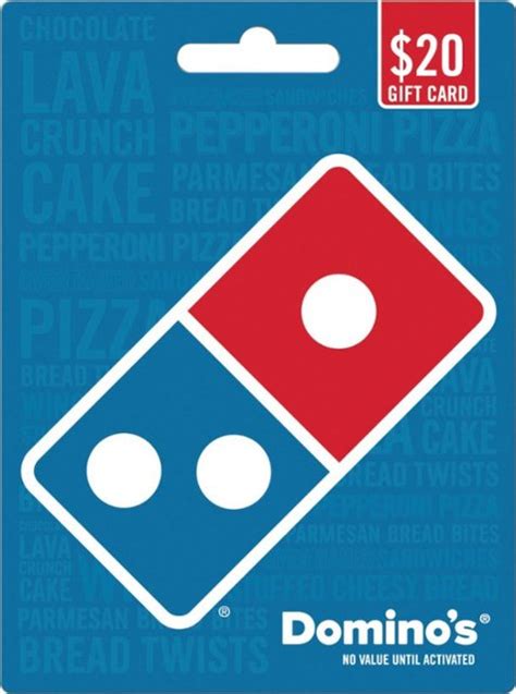 dominos pizza  gift card blue dominos  gift card  buy