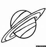 Saturn Coloring Pages Planet Outline Planets Clipart Cliparts Clip Printable Color Kids Thecolor Labels Getdrawings Getcolorings sketch template