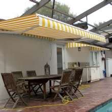 motorized  manual retractable awnings awning works