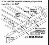 Roof Metal System Seam Standing Sheet sketch template