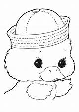 Duck Coloring Pages Baby Parentune Worksheets sketch template