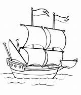 Coloring Pages Kids Sailboat Getcolorings Sailing Ship sketch template
