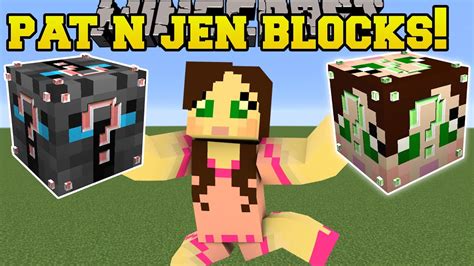 Minecraft Pat And Jen Lucky Block Popularmmos And Gami