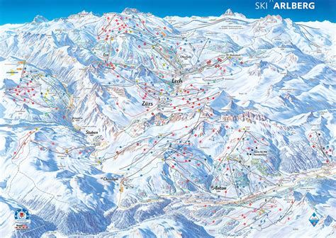 arlberg ski area   place  ski  austria ski