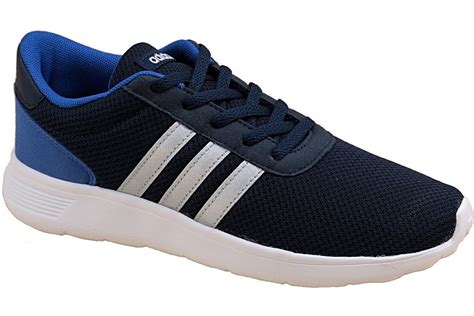 buy adidas lite racer  aw kids navy blue sports shoes