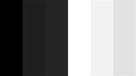 black  white color palette black color palette black  white colour color palette