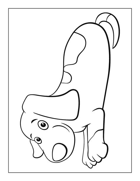 coloring book pages funny dog   designs kids etsy