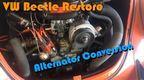 vw beetle alternator conversion youtube