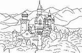 Coloring Pages Castle sketch template