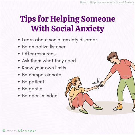 tips  helping people  social anxiety