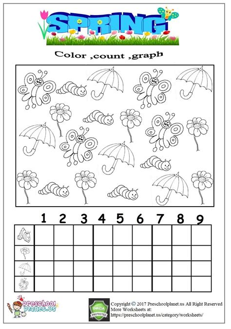 spring worksheet  kids animal worksheets kids math worksheets fun