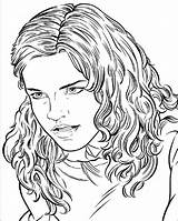 Hermione Granger Coloring Malvorlagen Ausdrucken Decke Gemerkt Coloringareas sketch template