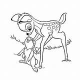 Stampertje Leukvoorkids Bambi sketch template