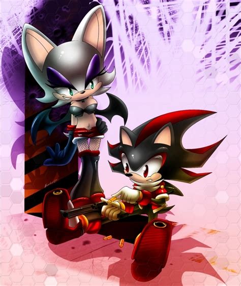 Sexy Rouge With Hot Shadow Knuxrouge Vs Shadrouge Photo