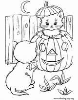 Halloween Coloring Cute Printable Drawings Entertainmentmesh sketch template