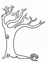 Tree Leaves Without Coloring Pages Kids Drawing Print Color Getdrawings Popular Coloringtop sketch template