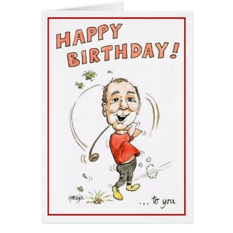 funny golf birthday cards photo card templates invitations and more