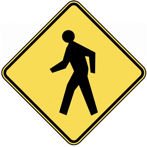 crosswalk sign meanings examples   dmv written test