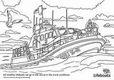 Lifeboat Tamar sketch template