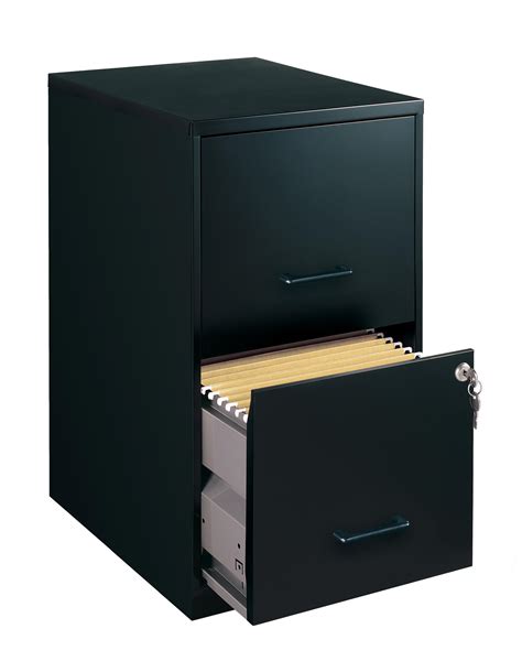 space solutions  deep  drawer metal file cabinet black overstock