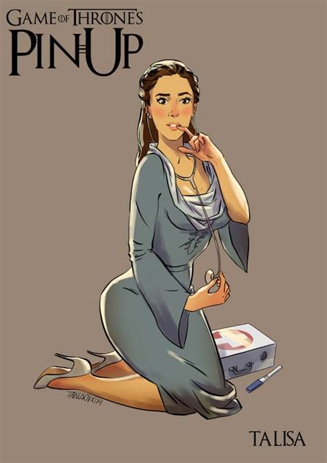 Game Of Thrones Characters As Pin Up Models Fan Art