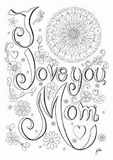 Coloring Pages Mommy Mom Print Getcolorings Color Getdrawings sketch template