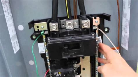 diy electrical service installation   amp main breaker youtube