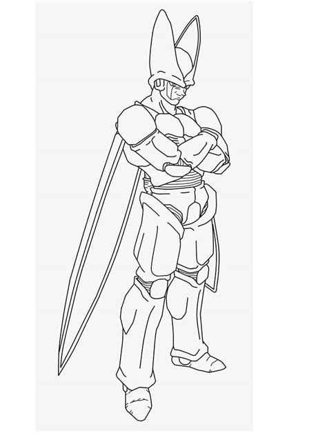 cell  dbz coloring page anime coloring pages