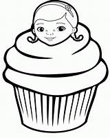 Coloring Pages Cupcake Small Kitty Hello Sheets Colouring Popular Library Clipart Gemerkt Von Coloringhome Comments Adult sketch template