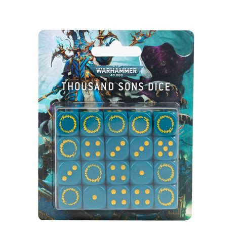 warhammer  thousand sons dice set ontabletop store