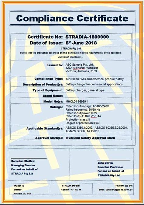 waterproofing certificate  compliance template victoria cracked