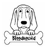 Bloodhound Coloring Designlooter 150px 87kb sketch template