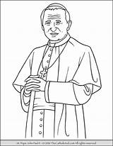 Coloring John Paul Ii Pope Saint St Francis Pages Neumann Drawing Peter Thecatholickid Color Printable Catholic Children Saints Getcolorings Print sketch template