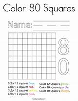 Squares Coloring Color Trace Number Count Built California Usa Twistynoodle Noodle Print Favorites Login Add Cursive sketch template