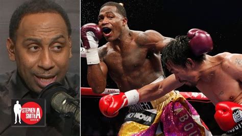 stephen a calls out adrien broner for saying he beat manny pacquiao