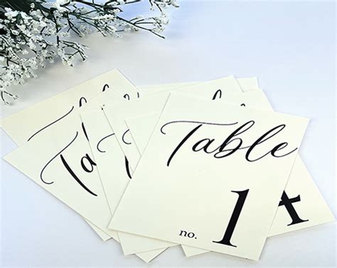 printable table numbers lci paper