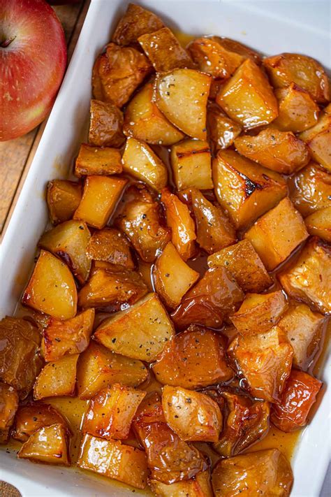 honey roasted apples  potatoes recipe dinner  dessert