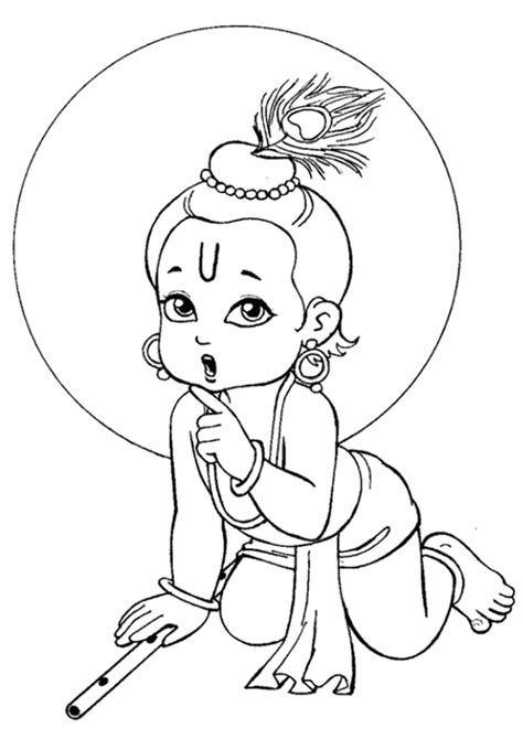 coloring pages  krishna coloring pages  kids