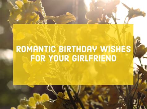 Romantic Birthday Wishes Messages And Poems For Your