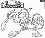 Skylander Chop Coloring Skylanders Kleurplaten Levende Dood Morto Kleurplaat Toten Lebenden Zombi sketch template