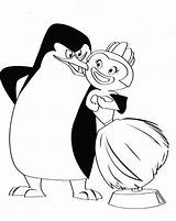 Madagascar Penguins Coloring Pages Funny Carter Penguin Adventures African Animals Getdrawings Drawing sketch template