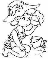 Beach Coloring Pages Fun Kids sketch template